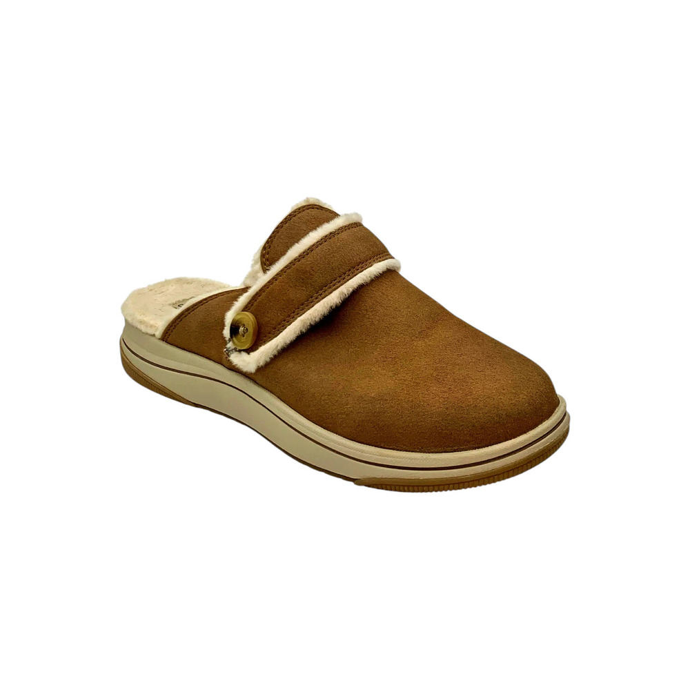 CLOUDSTEPPERS Women's by Clarks Breeze Cross Athleisure Mule Taupe - Medium